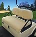 Classic Accessories Fairway Golf Cart Fleece Seat Cover, Sand