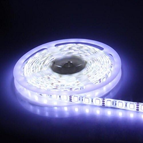 WQ 5050 12V 60 beads/LED flexible led Strip/SMD epoxy waterproofing , 8000-12000k (leng bai)