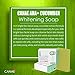 AHA Cucumber Soap Bar for Face, Dark Spot Remover & Corrector Treatment for Sensitive Skin, Organic and Natural, Designed for Renewal, by CANAE (2 bars of 25g soap)