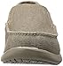 Crocs Boys' Santa Cruz II Grade School Loafer, Khaki/Cobblestone, 3 M US Little Kid