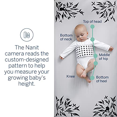 Nanit Smart Sheets 100 Cotton Fitted Crib Sheets for Standard Crib
