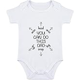 OYQA You Can Do This Dad Baby Bodysuit First Time Daddy Bodysuit New Dad Baby Bodysuits Funny Babies Clothes