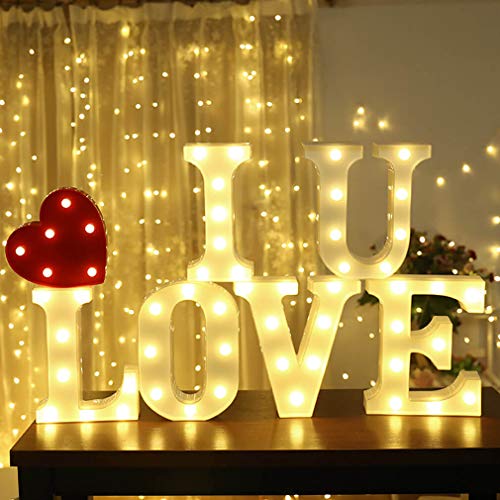 Light Up Letters for Wall Decor Led Letter Marquee Lights Alphabet
