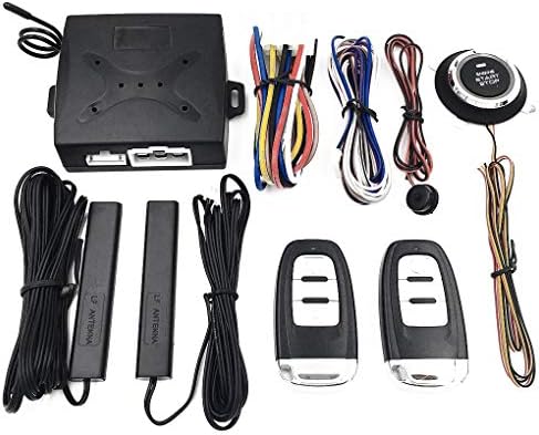 Lorjoy Car Oil Pump Detection 12V+3V Smart Security Keyless Entry Push Start Alarm System Remote One-Button Start