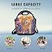 Galaxy Funny Pizza Cat Lunch Bag Lunch Tote Lunch Box Handbag For Boys Girls Adults