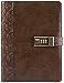 Business Journal with Combination Lock (Diary with Combination Lock) A5 (8.5 X 5.8 Inch) The PU Leather Combination Lock Journal (Combination Lock Diary) is A Refillable Leather Journal (Coffee)