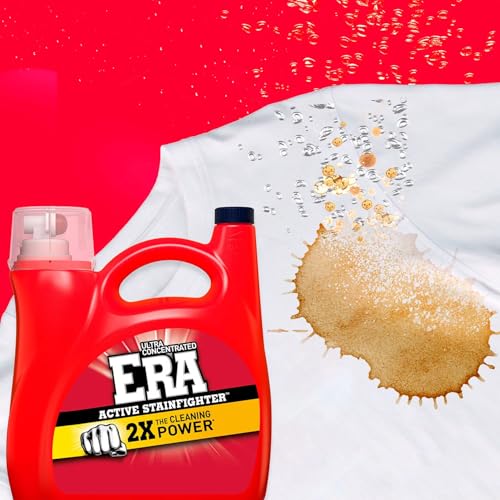 Era Oxibooster Liquid Laundry Detergent, 154 fl oz, 87 Loads Powerful Laundry photo 8