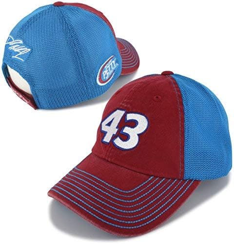 Checkered Flag Darrell Bubba Wallace 2018 Trucker Mesh #43 NASCAR Hat
