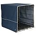 Pet Dreams Dog Crate Cover - Breathable Fabric Kennel Topper for Single-Door Crates, Fits iCrate Dog Cages 18, 24, 30, 36, 42, 48 Inches (Light Denim, X Large, 42