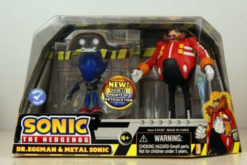 Sonic the Hedgehog 3.75 inches Action Figure 2 Pack / Dr. Eggman and Metal Sonic
