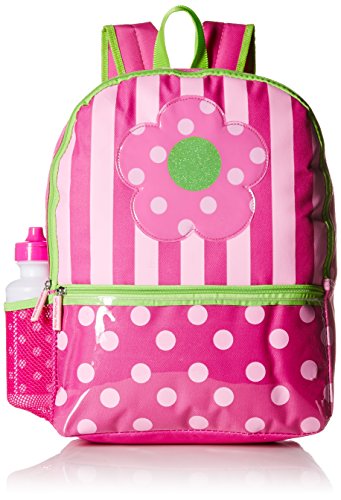 Pink platinum girls  dots and stripes 16 backpack with …