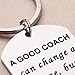 Coaches Gifts Keychain for Men Women Basketball Football Soccer Basketball Swimming Baseball Cheer Birthday Teachers Appreciation Thank You Gift Keyring Jewelry