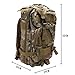 Z ZTDM 25L Outdoor Tactical Molle Backpack Military Rucksacks for Camping Hiking Trekking Waterproof (Camo)