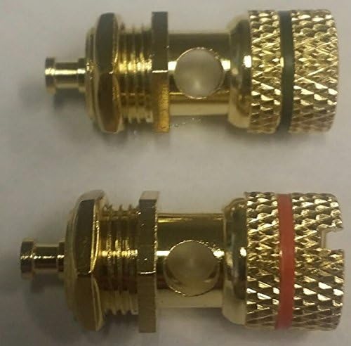 iecables Mountable Banana Binding Post Replacement Set