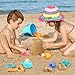 YIZI Beach Toy Set - Soft Mesh with Backpack Mesh Bag - Over Fun Sand Toys Set for Girls and Boys Kids Outdoor Toys