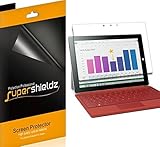 [3-Pack] Supershieldz for Microsoft Surface 3 Screen Protector, Anti-Bubble High Definition Clear Shield + Lifetime Replacements Warranty- Retail Packaging