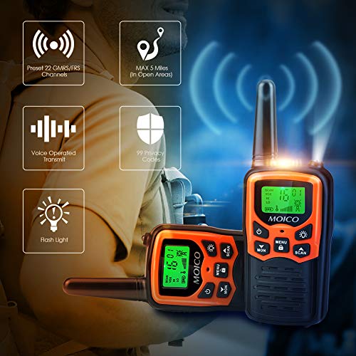 1 Talkies+Two+Way+Channels+Flashlight+Survival