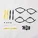 Wwman Spare Part Kit for Udi U27 Rc Quadcopter Drone blade protecting frame lampshade pads battery frame