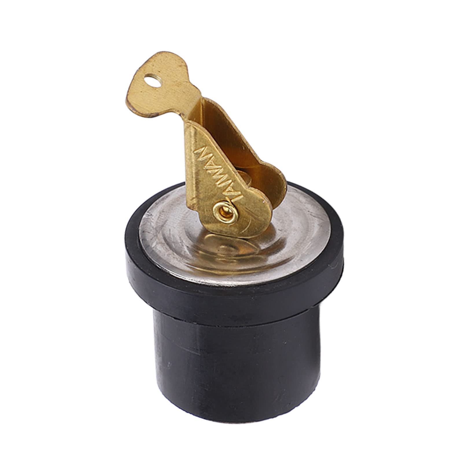 19mm Compression Drain Plug, Marine Drain Plug, Brass Screw Type Rubber Seal Boat Yacht Marine Accessories(7/8 inch (2974B2))