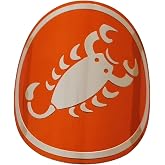 Gepinke Bike Badge BMX Folding Bicycle Front Frame Bicycle Tag Personal Decoration Sticker Riding Accessories (Scorpion)