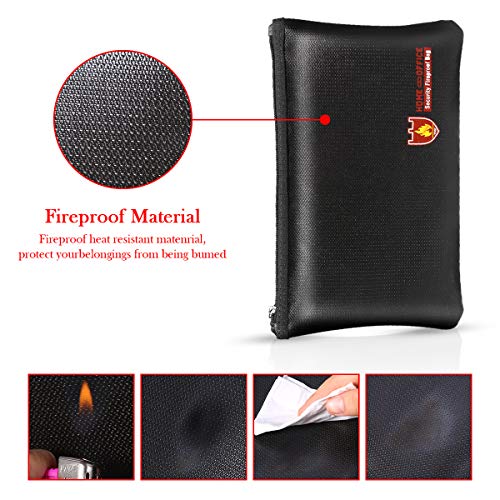 4 Fireproof+Document+NON+ITCHY+Silicone+Resistant