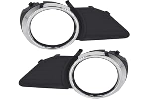 LABLT Pair Front Fog Light Lamps Frame Cover Trim Replacement for Toyota Sienna XLE LE 2011-2015