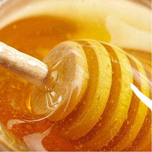 24 Pack Mini Wood Honey Dipper Sticks 3 Inch Server for Honey Jar Dispense Drizzle Honey and Wedding Party Favors-by Blinyang
