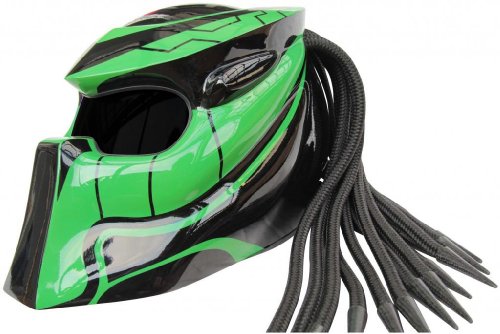 X-FF Fiber Factory - Predator Motorcycle Helmet - X1 Wildspeed (xl)