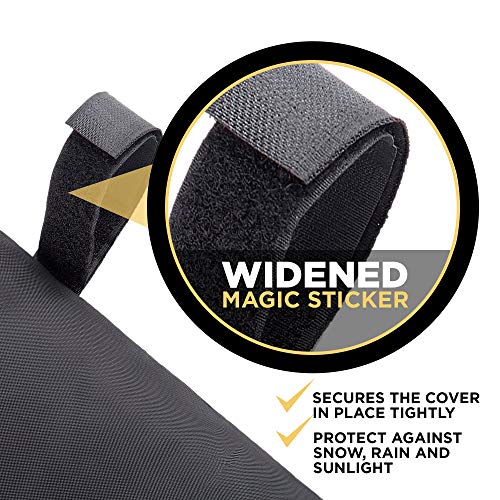 OOKU Backflow System Insulation Pouch Cover + 2 Outdoor Faucet Cover Set | 16"W x 20"H Winter Freeze Protection for Outdoor Pipe insulation | Protective Pipe Cover for Irrigation Sprinkler Valves - Thumbnail 5