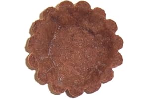 Scott's Cakes 2.5 Inch Round Fluted Chocolate Pastry Tart Shells - 12 Pack