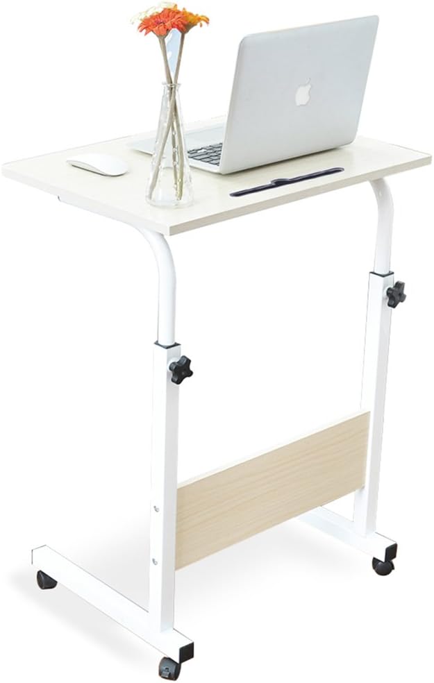 Bureau Roulant Réglable Pour Lit Et Canapé - Table Mobile Avec Roulettes | Idéal Télétravail, Petit-déjeuner Au Lit - 10