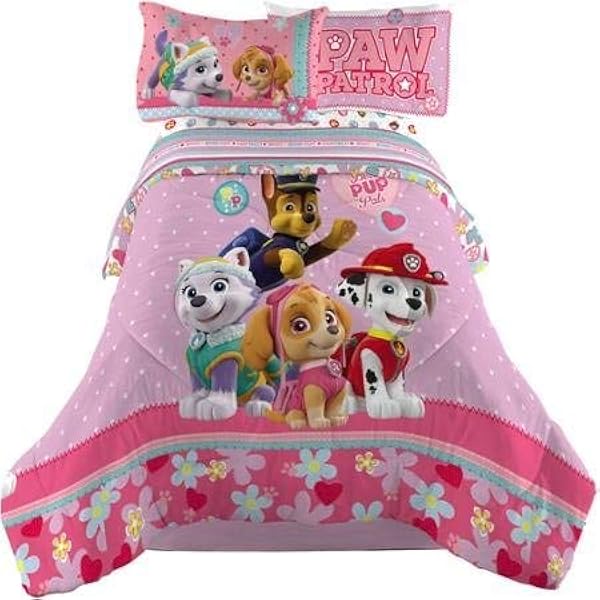 paw patrol crib sheets girl