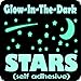 Captank Glow Dots Star Moon luminous Wall Decal Sticker Glowing in the Dark Kids Room Wall Sticker 475 pcs Glow Green Light 10-12 hours Self Ahesive Dots