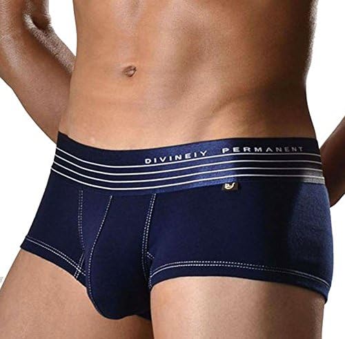 Summer's Fashion Men's Hipster Wide Waistband Cotton Boxer Brief