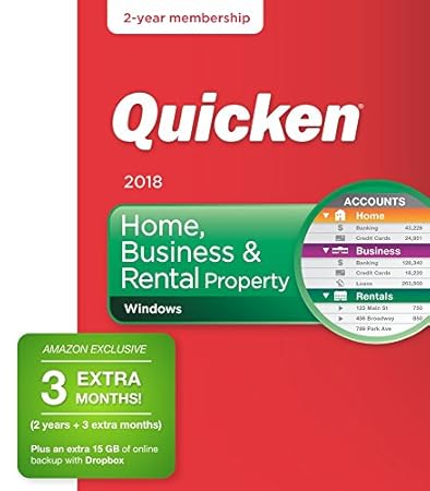 Quicken Home, Business & Rental Property Windows 2018 Release - Home & Business Rental Property