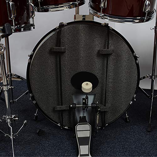 Drum Mute Kits Cymbals Pad Bass Drum Mute - Drum Mute 5 pcs 12” 13” 14” 16” 22” Cymbal Mute 4 pcs