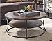 Ashley Furniture Signature Design - Nartina Casual Round Cocktail Table - Light Brown