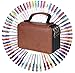 SUNREEK Gel Pens For Adult Coloring Books-60 Colors Gel Pens Set with PU Leather Travel Case for Sketching, Drawing & Custom Artistic Creations Adult Coloring Books
