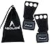 AEOLOS Leather Hand Grips-Perfect for Gymnastics,Weight Lifting,Pull Ups,Kettlebells and CrossFit Training (Black, M)