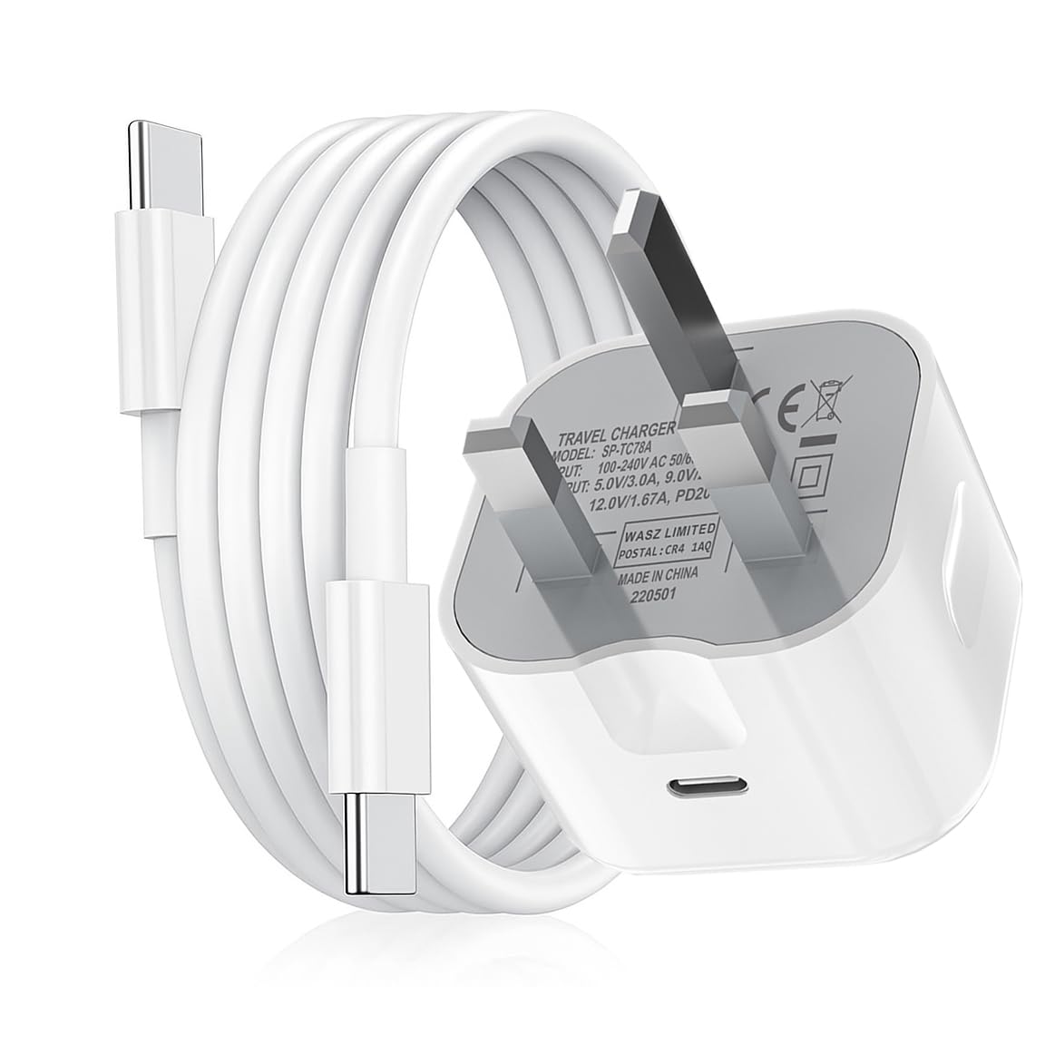 For Honor X5d /X5d Plus /X5c /X5c Plus /X6b X9d /X7d /X7c /X7d 4G /X6c /X8c /X9c /400 Lite /400/200 Lite /200 Smart /200/90 Lite/90 Smart Charger, 20W Fast USB C Charger Plug With Fast Charging Cable