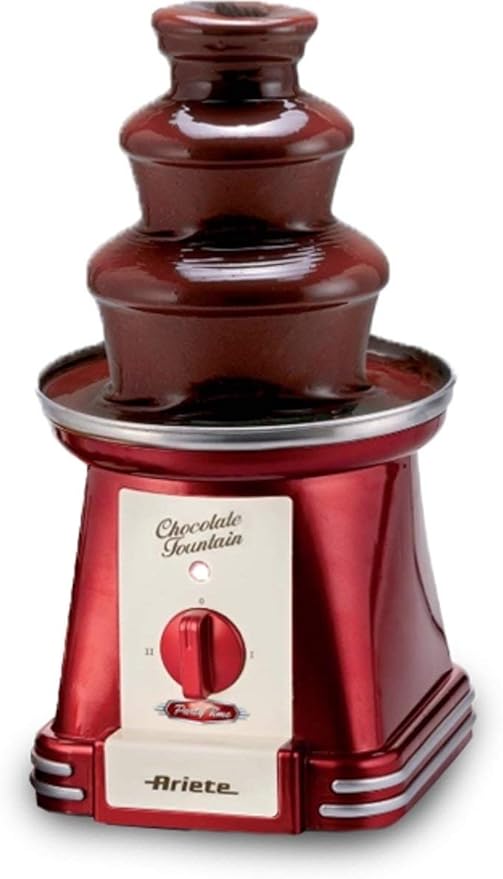 Ariete 2962 Chocolate Fountain Party Time Fuente, Rojo: Ariete ...