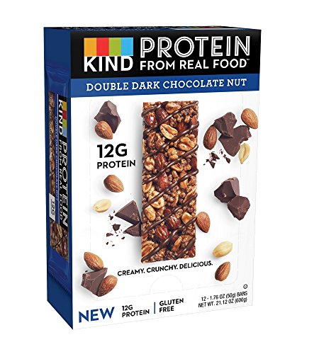 Kind protein bars, double dark chocolate nut, gluten fr…