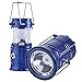 Gright Camping Lantern, Camping Lantern Flashlights,Collapsible Solar Lanterns Rechargeable LED Lantern Camp Lights Table Lamp for Outdoor, Fishing, Blackout (Blue)