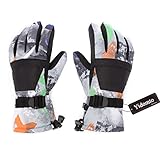 Ski Gloves, Yidomto Waterproof Warmest Winter Snow Gloves for Mens, Womens, Boys, Girls, Kids (Black-L) Ski Gloves, Yidomto Waterproof Warmest Winter Snow Gloves for Mens, Womens, Boys, Girls, Kids (Black-L)