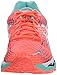 ASICS Women's Gel-Nimbus 17 Running Shoe, Flash Coral/White/Indigo Blue, 6.5 M US