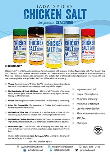 Chicken Salt - Vegan, NO MSG, Gluten Free, Australia's #1 All-Purpose Seasoning (3 PACK) (Reduced Sodium) - Thumbnail 4