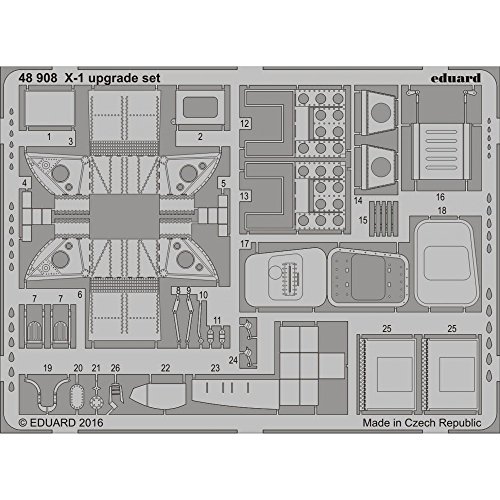 1:48 Eduard Photoetch For Eduard X-1 Upgrade Set