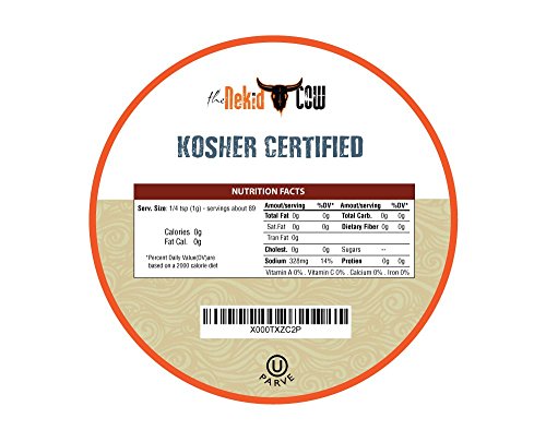 image for The Nekid Cow Sriracha Sea Salt - Kosher Certified Gourmet Seasoning -