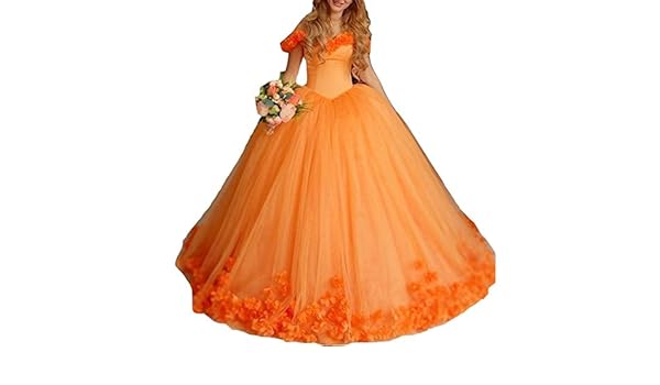 orange gown