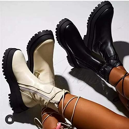 Heelchic Women%C2%A1%C2%AFs Platform Chunky Martin